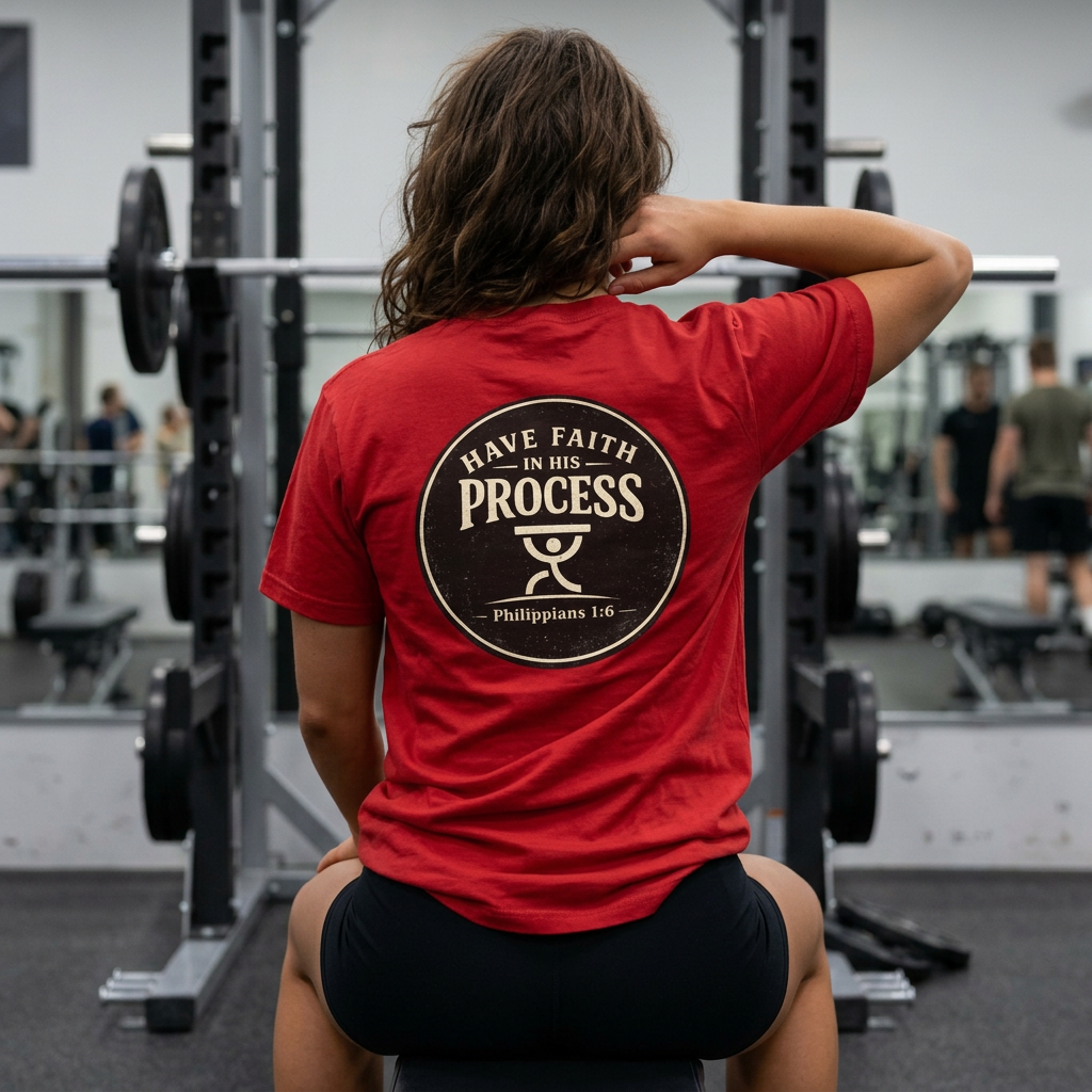 Have Faith in His Process Christian T-Shirt | Philippians 1:6 Tee