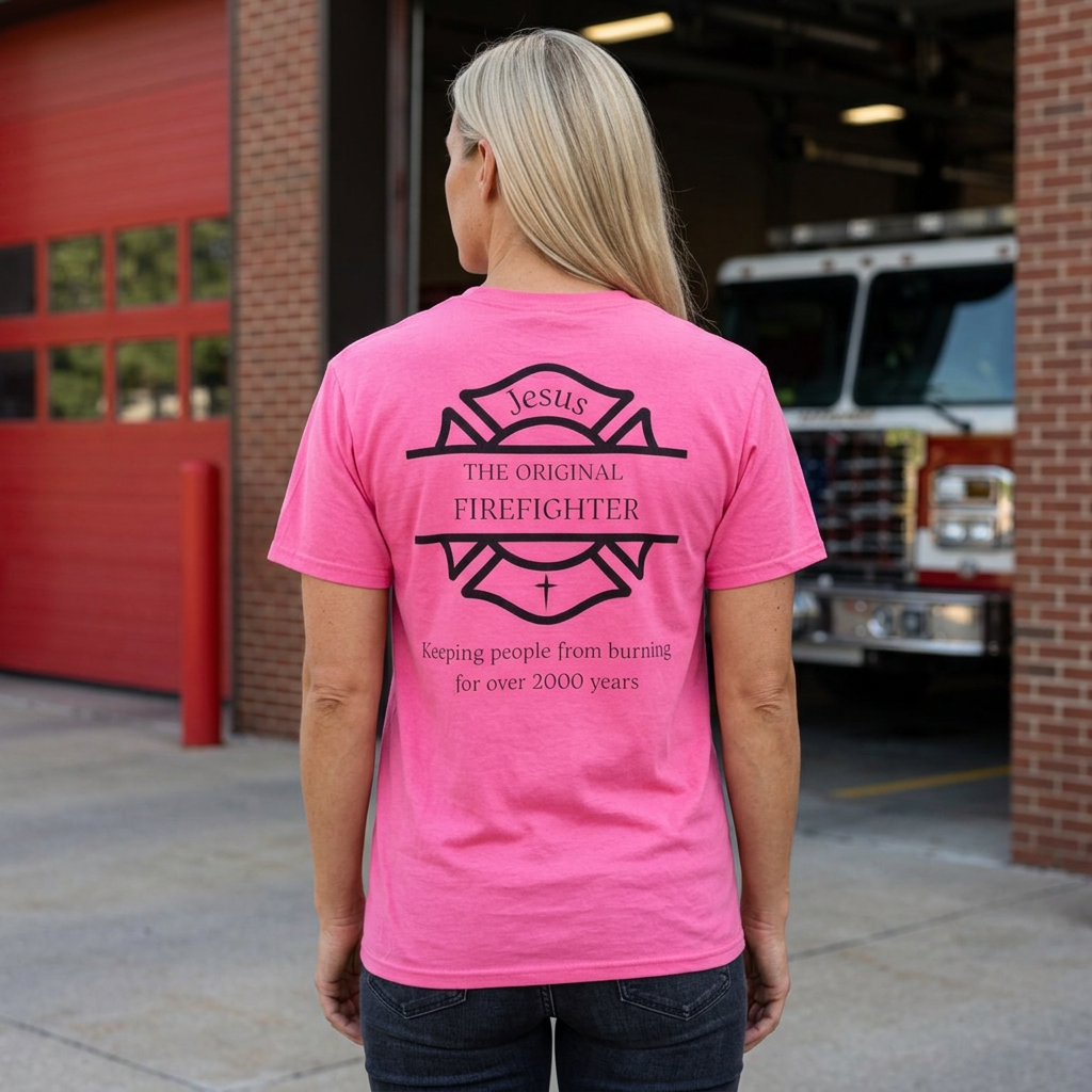 Jesus The Original Firefighter Christian T-Shirt