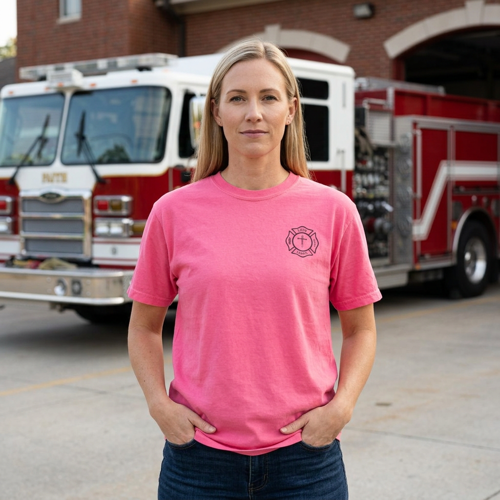Jesus The Original Firefighter Christian T-Shirt