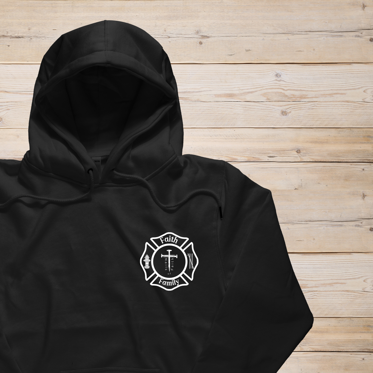 Faith Family Firehouse Christian Hoodie Sweatshirt