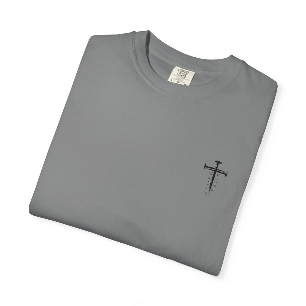 Run Your Own Race Shirt, Hebrews 12:1 Christian T-Shirt, Comfort Colors 1717 Bible Verse Tee, Faith Based Motivational Shirt