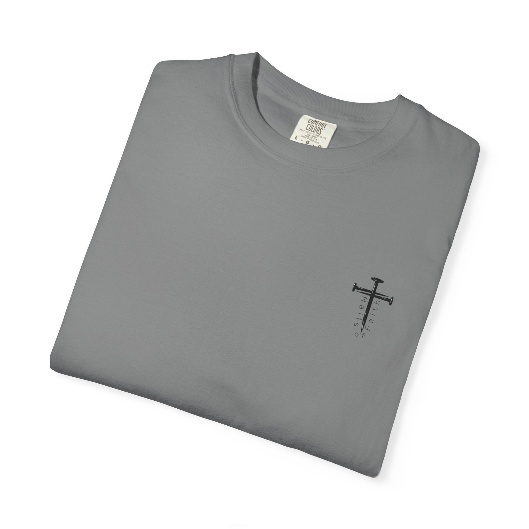 Run Your Own Race Shirt, Hebrews 12:1 Christian T-Shirt, Comfort Colors 1717 Bible Verse Tee, Faith Based Motivational Shirt