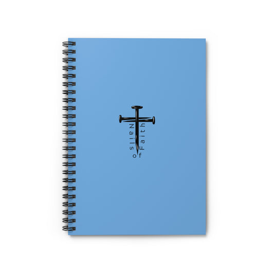 Nails of Faith Spiral Notebook - Ruled Line
