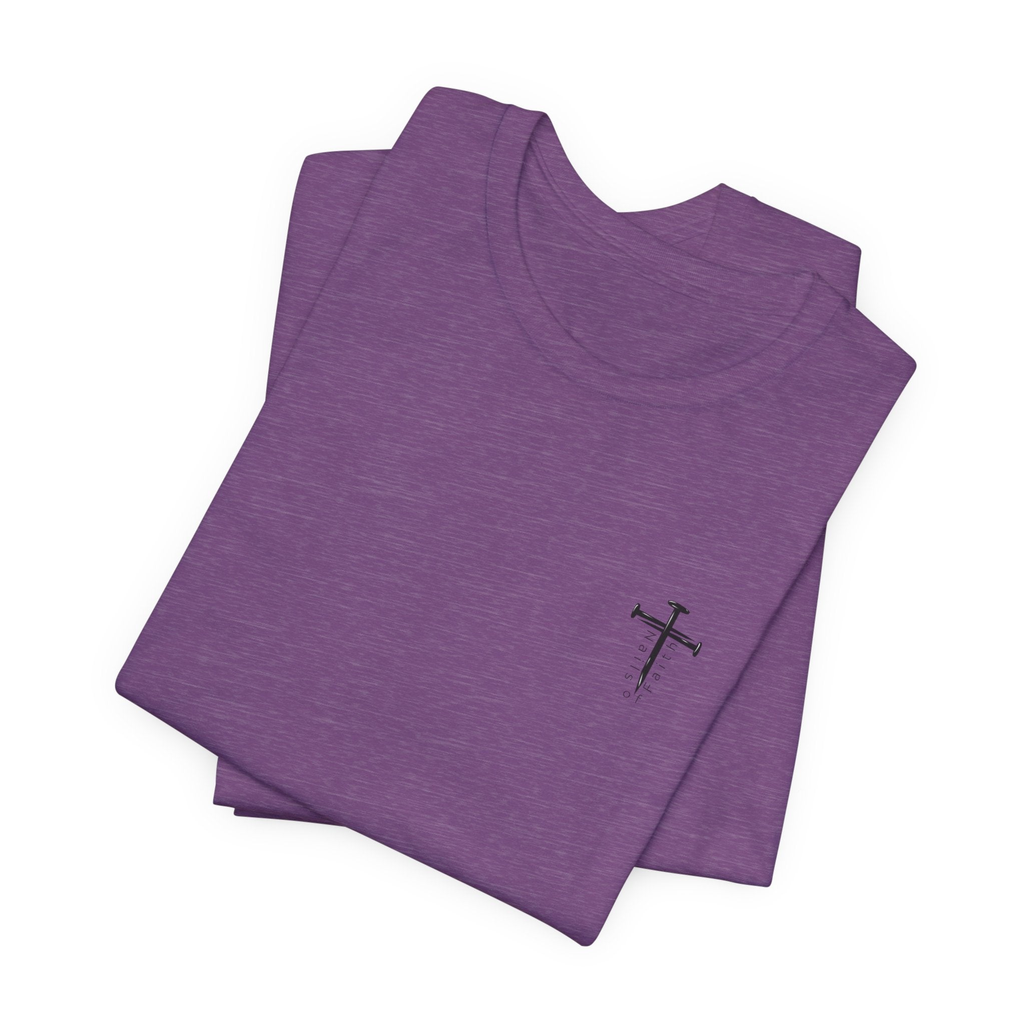 Faith Over Fear Strength Over Struggle T-Shirt – Christian Bella Canvas 3001 Tee | Nails of Faith
