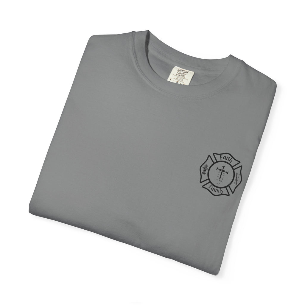 Greater Love Has No One Than This | John 15:13 Christian Firefighter Comfort Colors T-Shirt