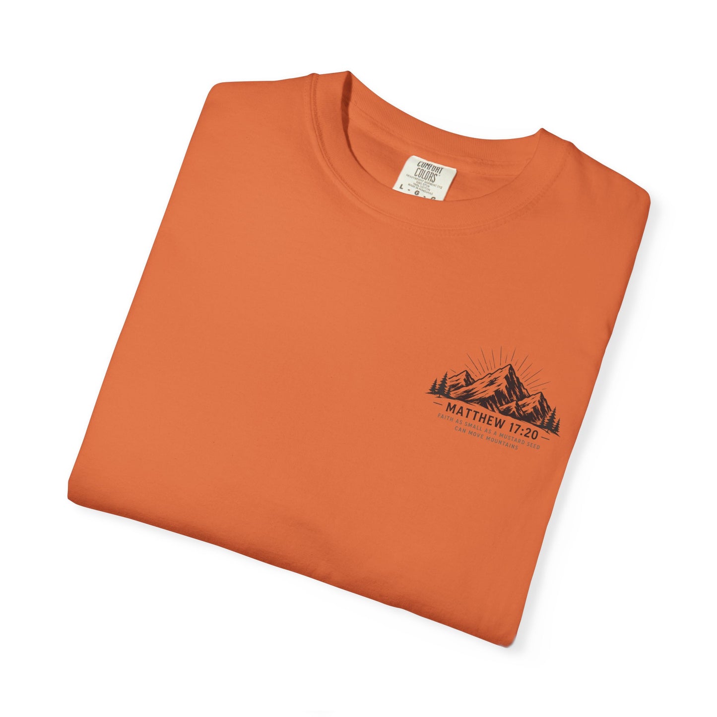 Faith as Small as a Mustard Seed Christian T-Shirt | Matthew 17:20 Tee