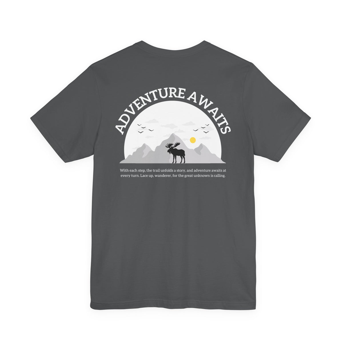 Adventure Awaits T-Shirt – Unisex Graphic Tee | Bella+Canvas 3001
