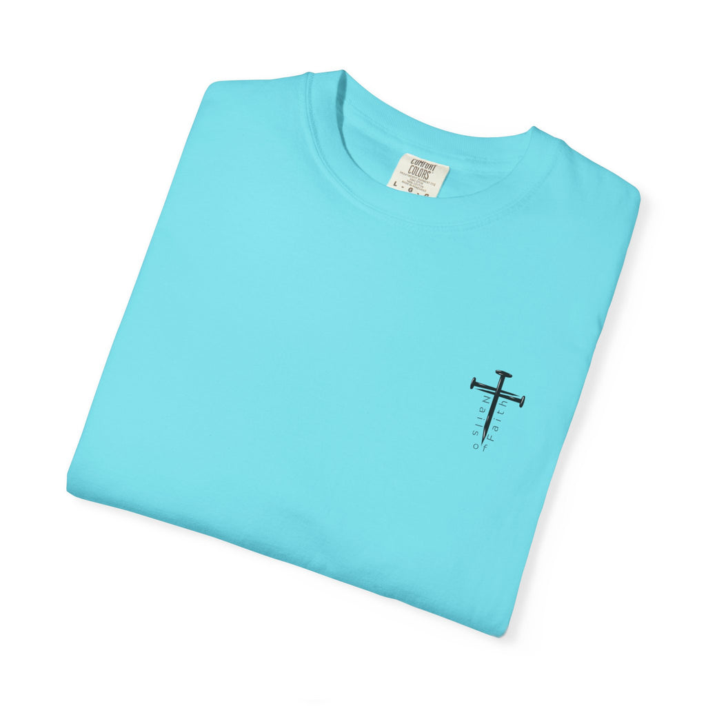 Run Your Own Race Shirt, Hebrews 12:1 Christian T-Shirt, Comfort Colors 1717 Bible Verse Tee, Faith Based Motivational Shirt
