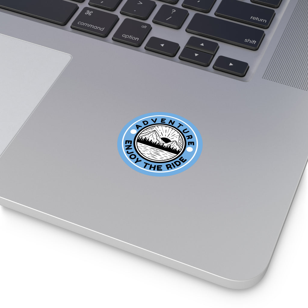 Adventure Enjoy the Ride Sticker, Adventure Quote Decal, Travel Sticker, Outdoor Lover Sticker, Inspirational Adventure Vinyl Sticker
