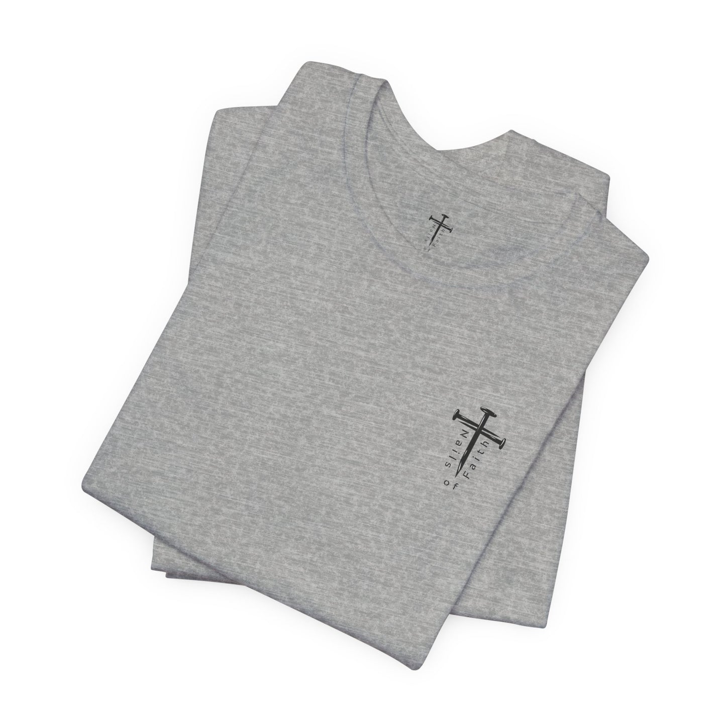 Look to the Lord and All His Strength Shirt – Christian Bible Verse T-Shirt | Bella+Canvas 3001 Faith Tee