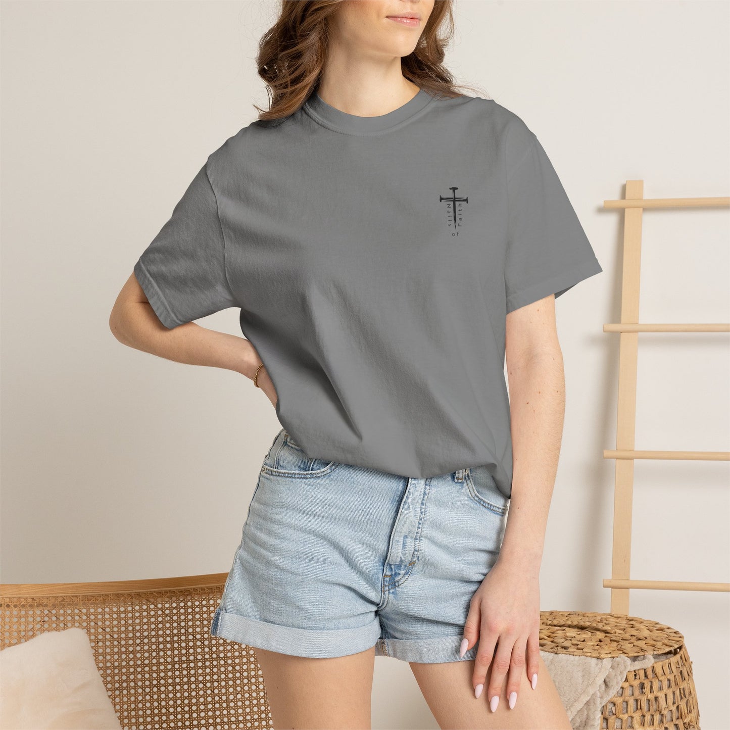 Proverbs 16:9 Shirt – God Establishes My Steps Christian Tee | Comfort Colors 1717