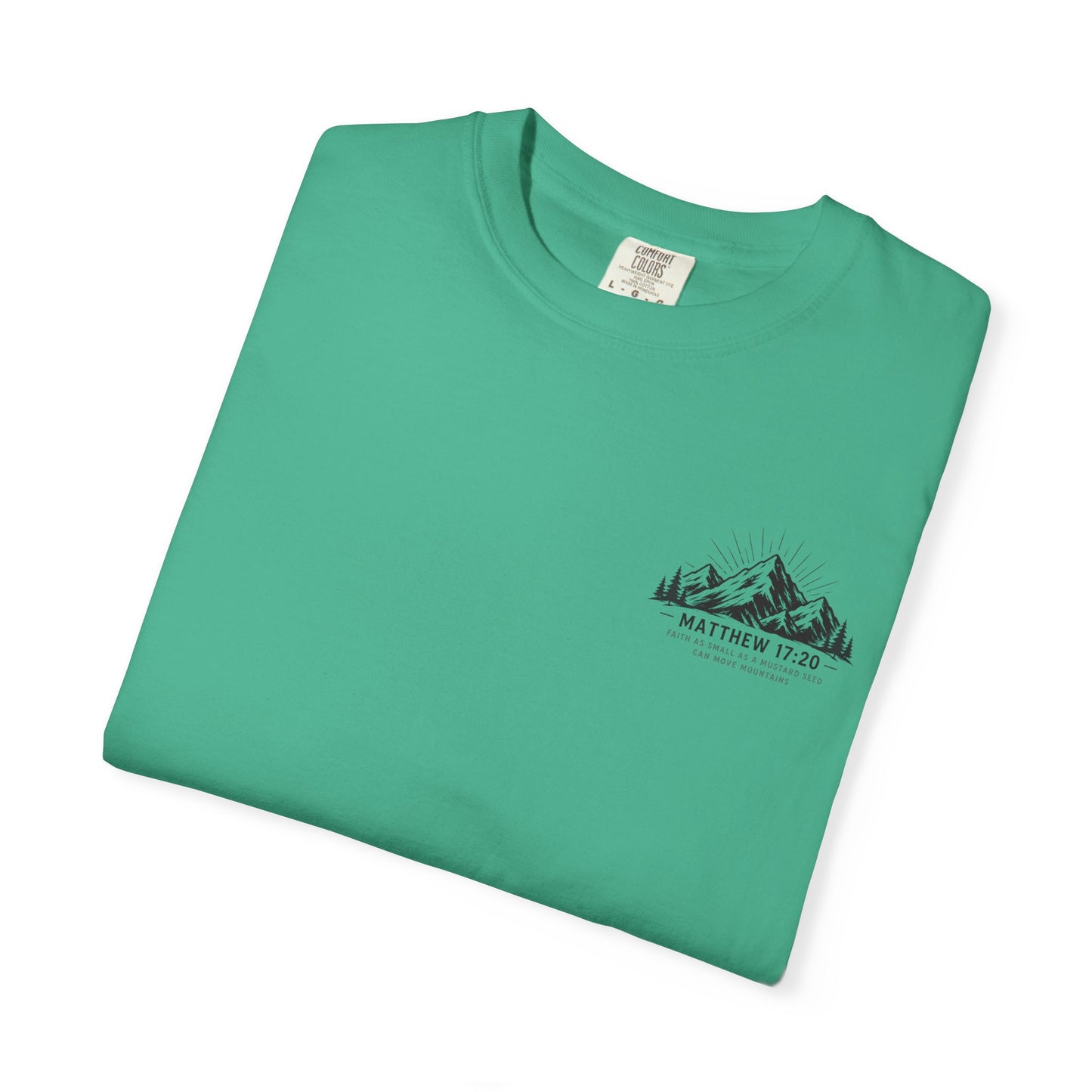 Faith as Small as a Mustard Seed Christian T-Shirt | Matthew 17:20 Tee