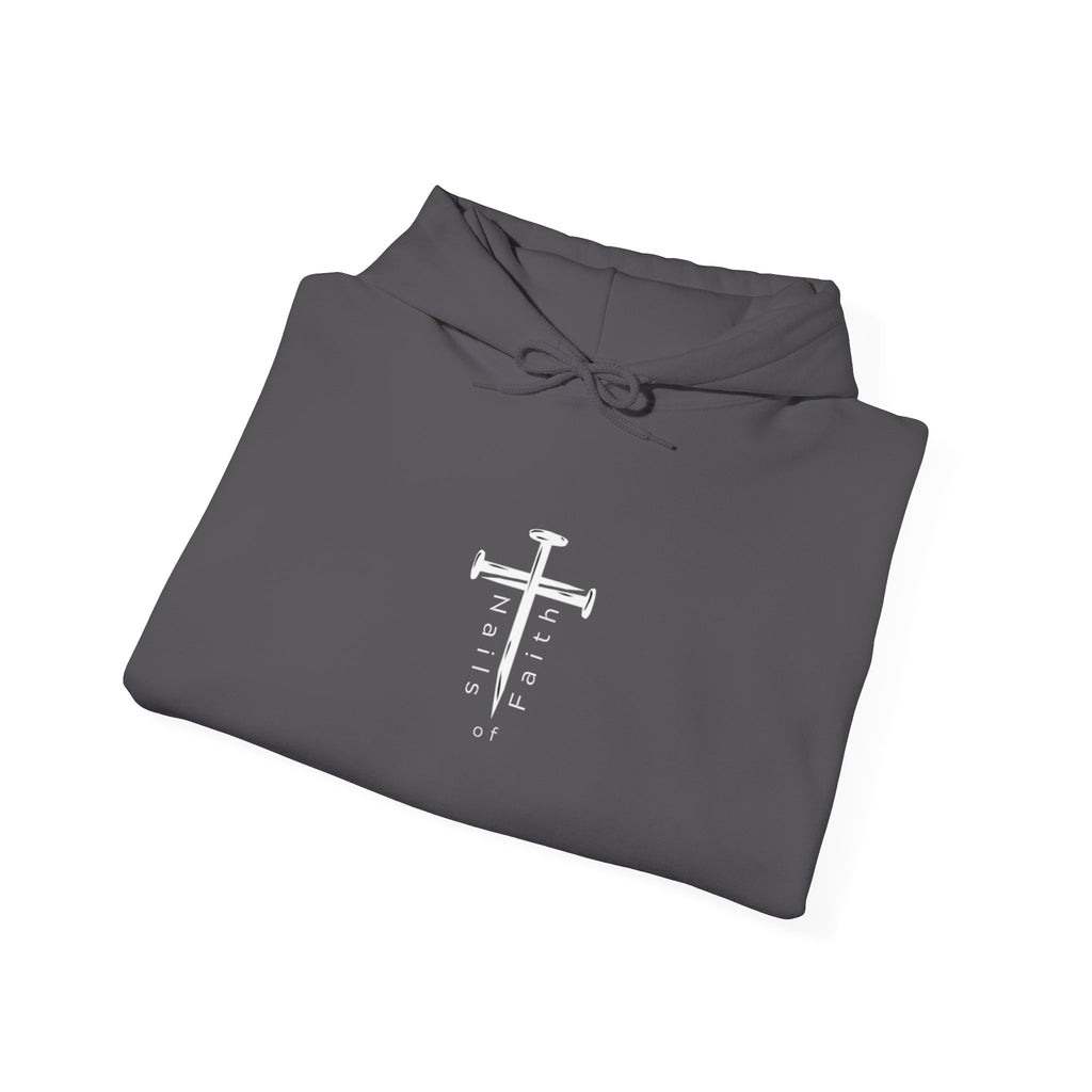 Faith and Family Firefighter Hoodie – Maltese Cross Christian Sweatshirt | Gildan 18500